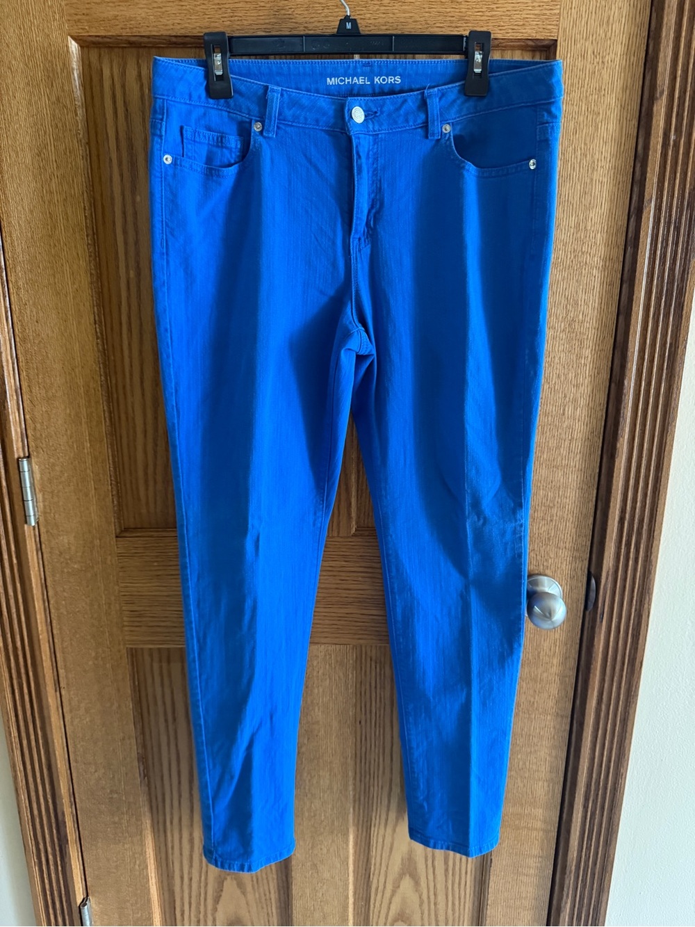 Michael Kors Bright Blue Slim Jeans size 12